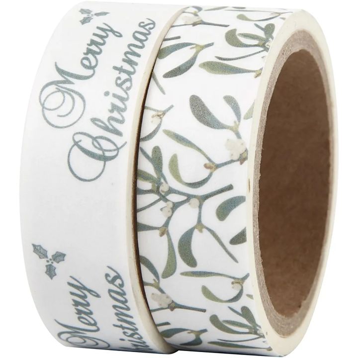 Set Washi Tapes - Mistelzweig und Frohe Weihnachten — Bild 3