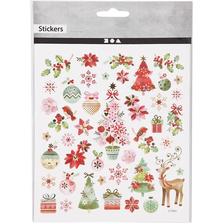 Set Weihnachtsaufkleber 43 Stück | Romantische Weihnachten — Bild 3