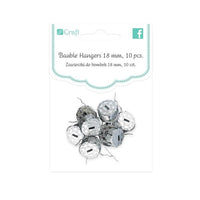 Silberne Metall-Ösen für Kugeln | 18mm 10 Stück — Bild 3