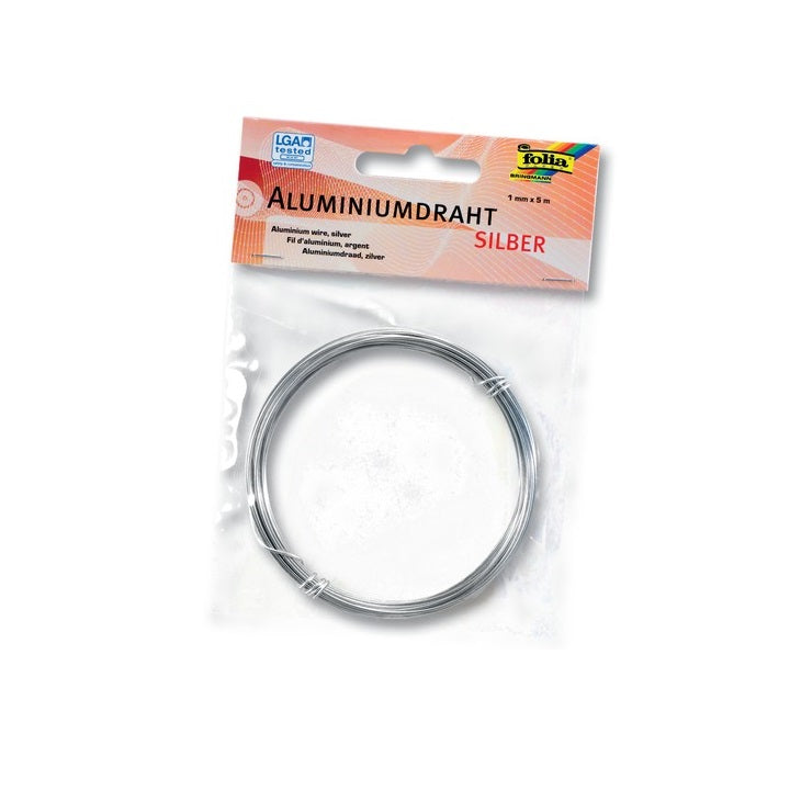 Silberner Aluminiumdraht von FOLIA — Bild 2
