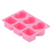 Silikon-Gießbehälter - Quadrate und Herzen — Bild 3