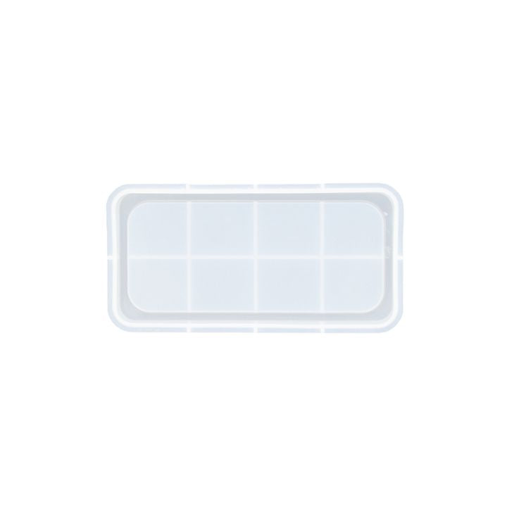 Silikon Gießform 18.2x9.3x1.2cm - Rechteckige Schale — Bild 1