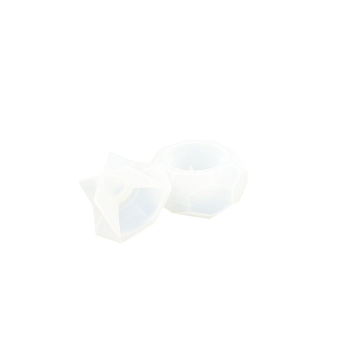 Silikon Gussform 9.1x4.5x4cm - Facettierte Schmuckschatulle — Bild 1