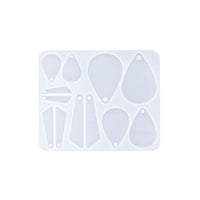 Silikon Ohrring Gussform 15x12x0,5cm — Bild 1