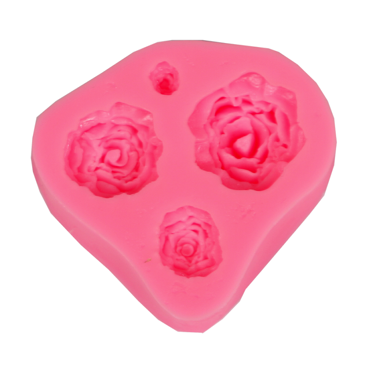Silikonform - 4 Rosen — Bild 1
