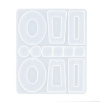 Silikonform für Guss 10.6x13cm - Ohrringe — Bild 4