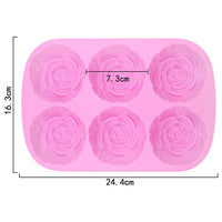 Silikonform für Guss - Blumen — Bild 1
