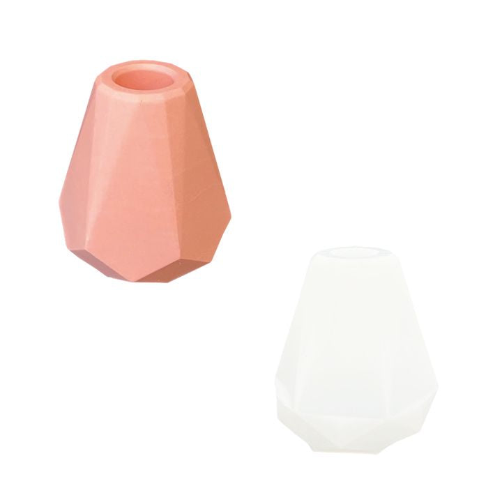 Silikonform zum Gießen 7x7cm - Facettierte Vase — Bild 3