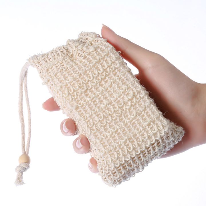 Sisal Seife Tasche 9x14 cm — Bild 3