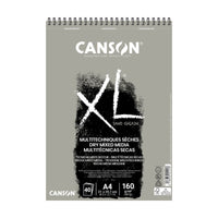 Skizzenblock CANSON XL Touch grau 160 g/m² A4 – A3 - 40 Blatt