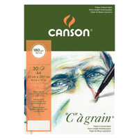 Skizzenbuch CANSON C a grain 180 g - 30 Blatt, A5, Spiralbindung