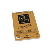 Skizzenbuch CANSON XL Extra Blanc 90 g/m² A5 - 60 Blatt, Spiralbindung