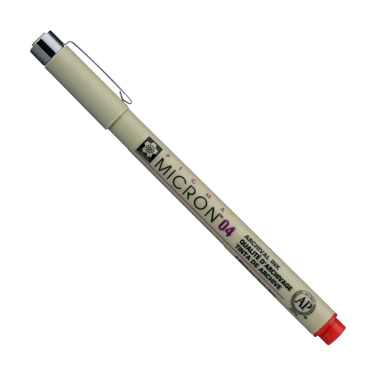 SAKURA Pigma Micron Fineliner ROT – 04 0,40 mm