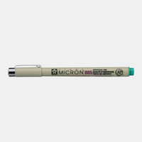 SAKURA Pigma Micron Fineliner GRÜN – 005 0,20 mm