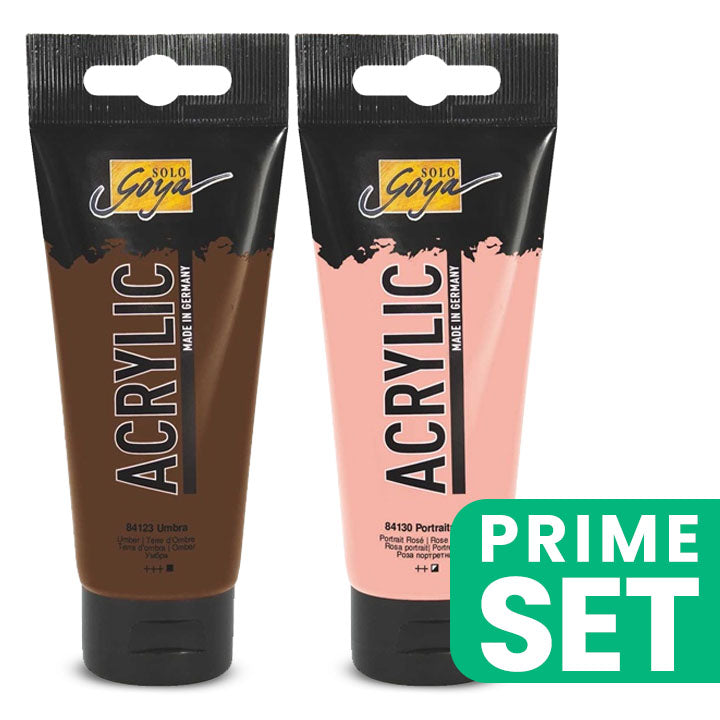 Solo Goya Acrylfarben-Set 2x100 ml- Hautfarbe Duo — Bild 2