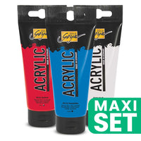 Solo Goya Acrylfarben-Set 3x100 ml - Nautische Farbtöne — Bild 2