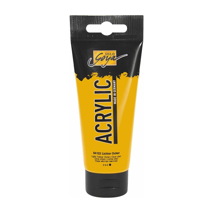 Solo Goya Acrylic Acrylfarbe 100 ml – 22 hell Ocker