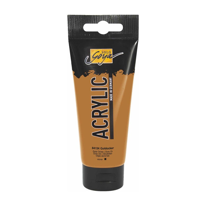 Solo Goya Acrylic Acrylfarbe 100 ml – 34 Gold Ocker