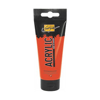 Solo Goya Acrylic Acrylfarbe 100 ml – 45 zinnoberrot hellrot