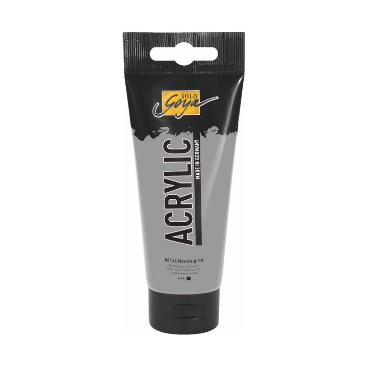 Solo Goya Acrylic Acrylfarbe 100 ml – 46 neutralgrau