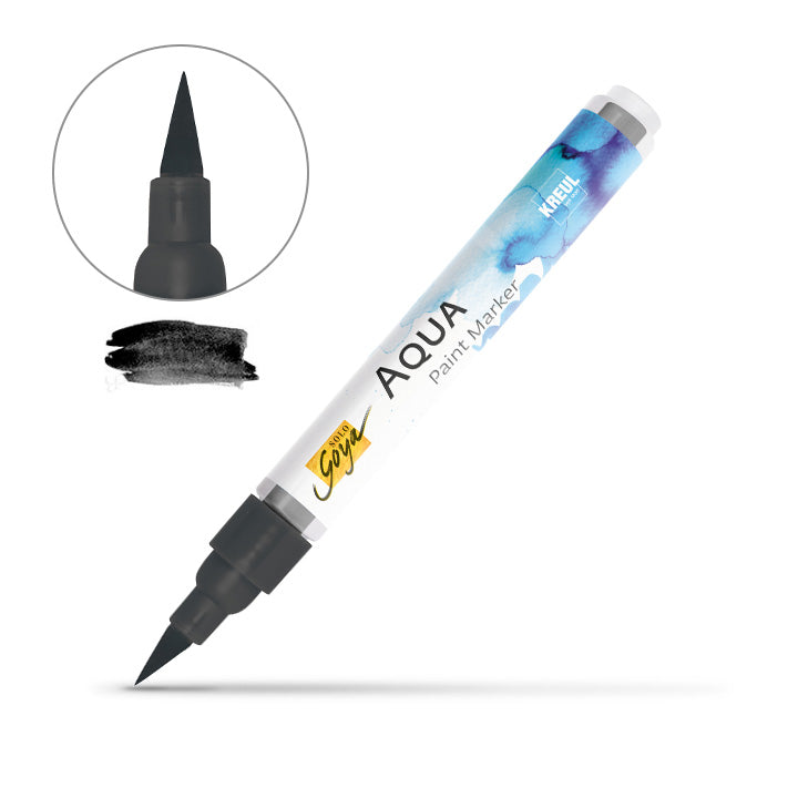 Solo Goya Aqua Aquarellmarker – schwarz