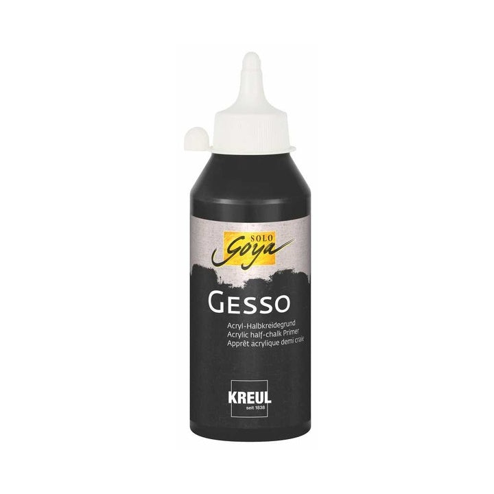 Solo Goya Gesso Grundierung schwarz - KREUL | verschiedene Größen — Bild 2
