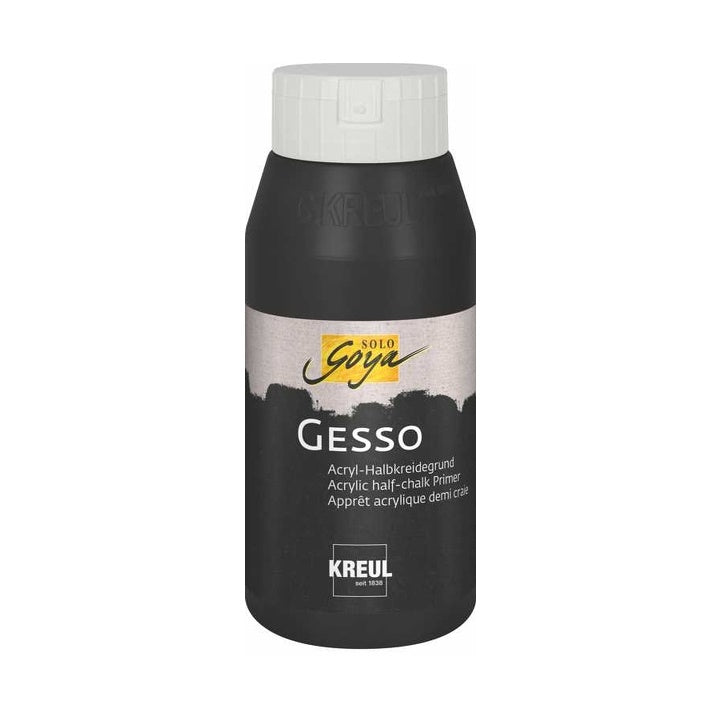 Solo Goya Gesso Grundierung schwarz - KREUL | verschiedene Größen — Bild 3