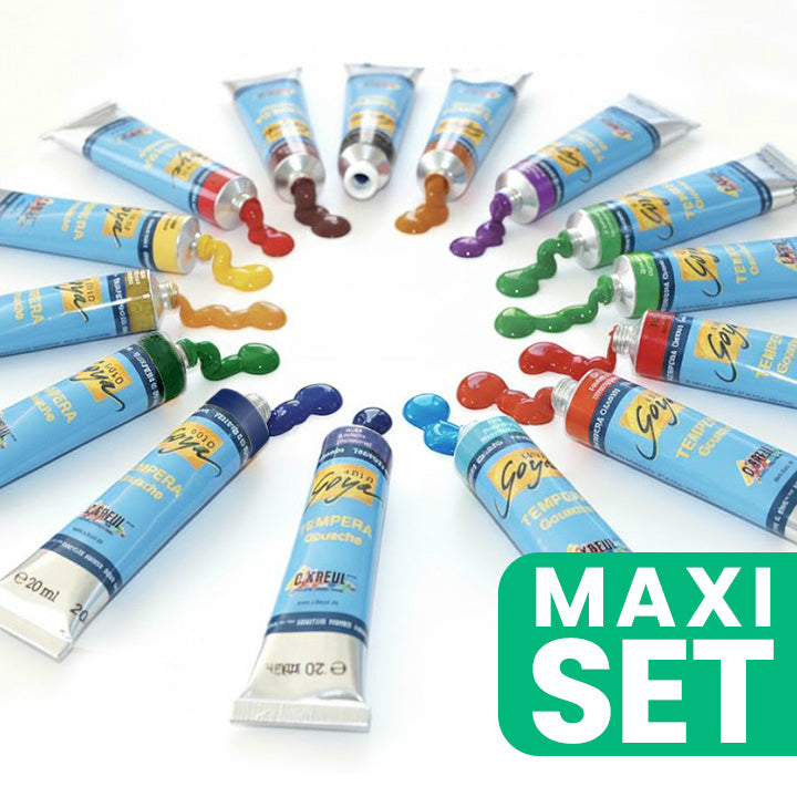 Solo Goya Retro Temperafarben-Set - 15 Farbtöne — Bild 1