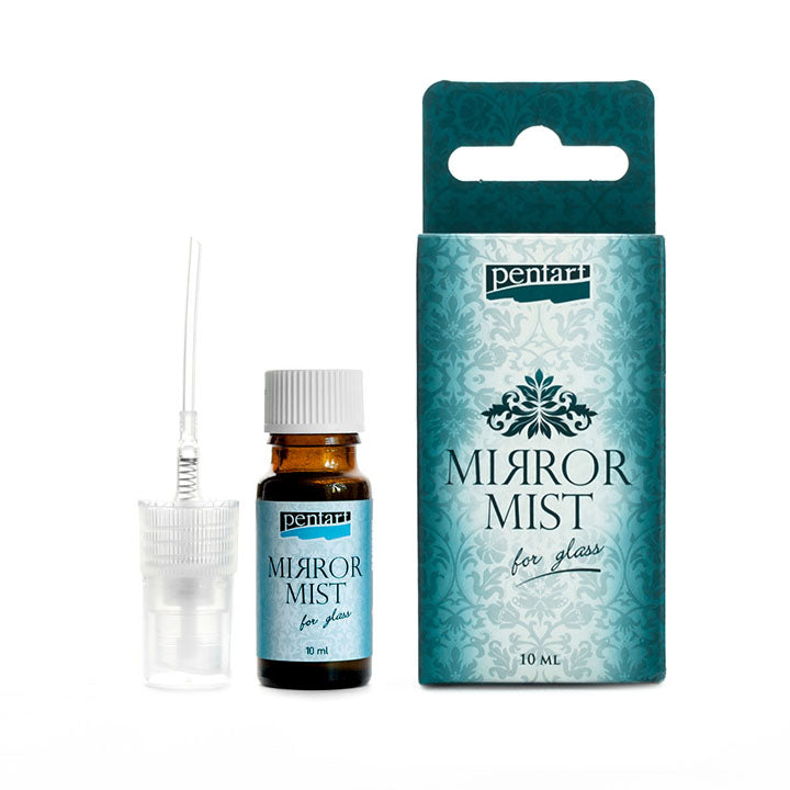 Spiegel-Sprühfarbe für Glas von PENTACOLOR, 10 ml — für eine spiegelähnliche Oberfläche auf der Glasrückseite.