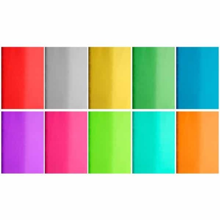 Spiegelkarton Pack A4 250 GSM - 10 Blätter, 10 Farben — Bild 1
