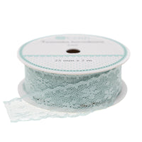 Spitzenband 25 mm x 2 m | verschiedene Farben — Bild 6