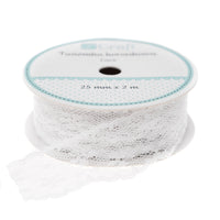 Spitzenband 25 mm x 2 m | verschiedene Farben — Bild 7