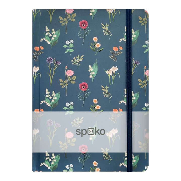 Spoko A5 liniertes Notizbuch - 96 Seiten - Blumen — Bild 5