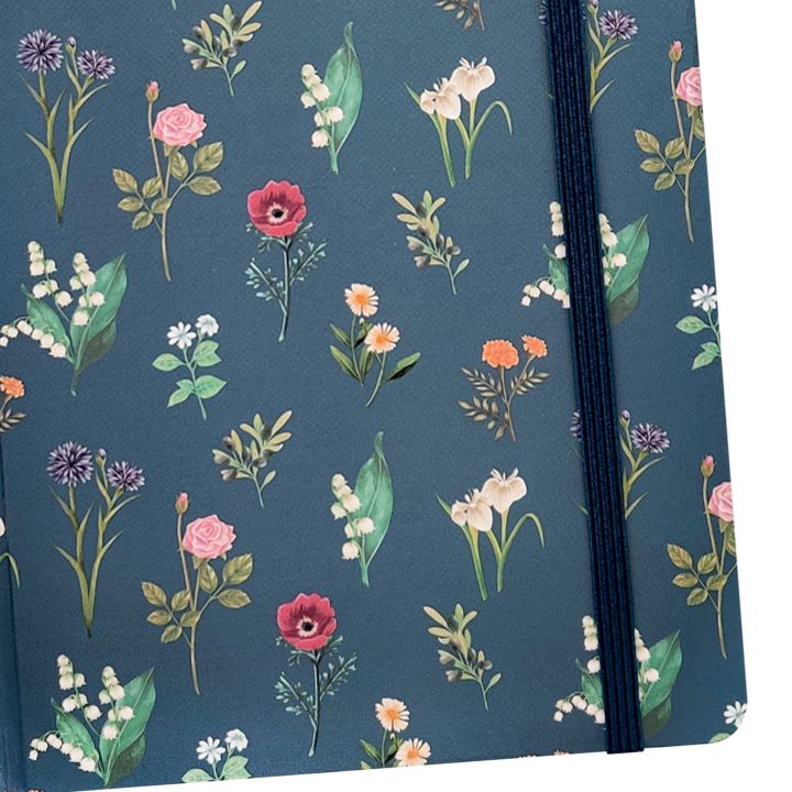 Spoko A5 liniertes Notizbuch - 96 Seiten - Blumen — Bild 7