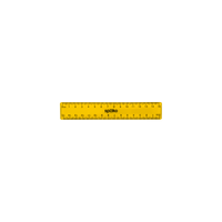 Spoko Flachlineal, 15 cm, Farbmix
