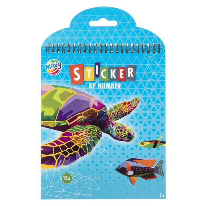 Sticker by Number Set – 12 Motive, 24x20 cm | Verschiedene Designs — Bild 3