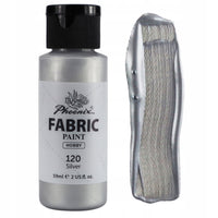 Stofffarbe Phoenix 59 ml Silber 120