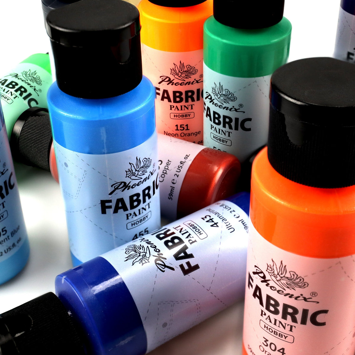 Stofffarben-Set Phoenix 24 x 59 ml