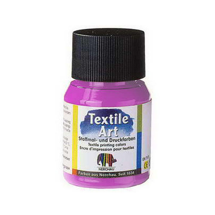 Stoffmalfarbe für dunkle Textilien 59ml – Rosa