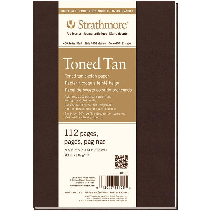 Strathmore Art Journal Toned Tan Softcover | verschiedene Größen — Bild 2