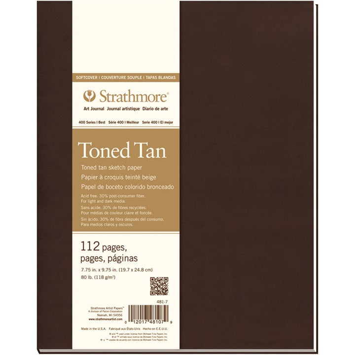 Strathmore Art Journal Toned Tan Softcover | verschiedene Größen — Bild 3