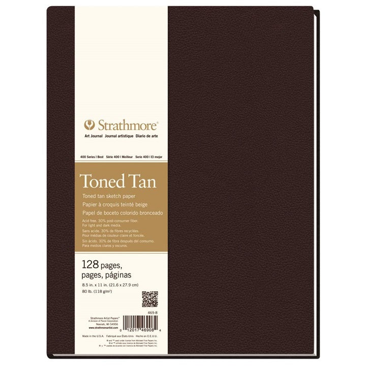 Strathmore Artbook mit getöntem Papier in Tan und Hardcover | ARTMIE