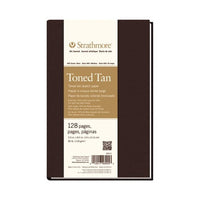 Strathmore 400 SERIES Artbook mit 128 Blatt, 118 g/m², Smyth-Bindung für Graphit, Kohle und Marker.