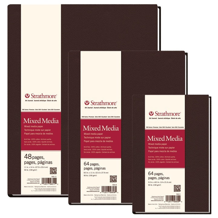 Strathmore Mixed Media Artbook mit festem Einband | verschiedene Größen — Bild 5