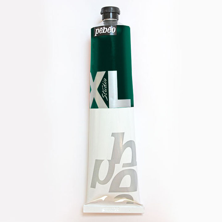 STUDIO XL Ölfarbe - 200 ml – 0184 - phtalo smaragdovo Grün - 18