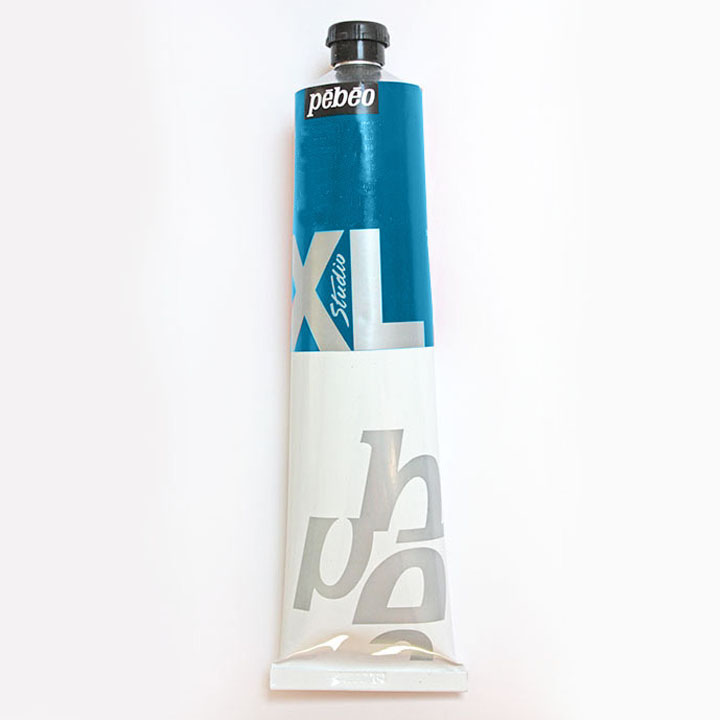 STUDIO XL Ölfarbe - 200 ml – 0382 - Leuchttürkis - 38