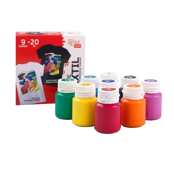 STYLE ROSA TALENT Acrylfarben-Set für Textilien — Bild 9
