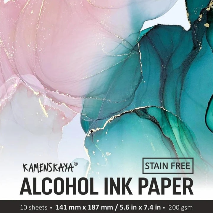 Synthetikpapier-Set für Alkohol-Tinten von KAMENSKAYA | verschiedene Größen — Bild 2