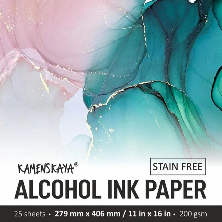 Synthetikpapier-Set für Alkohol-Tinten von KAMENSKAYA | verschiedene Größen — Bild 3