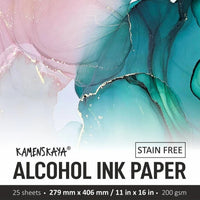 Synthetikpapier-Set für Alkohol-Tinten von KAMENSKAYA | verschiedene Größen — Bild 3